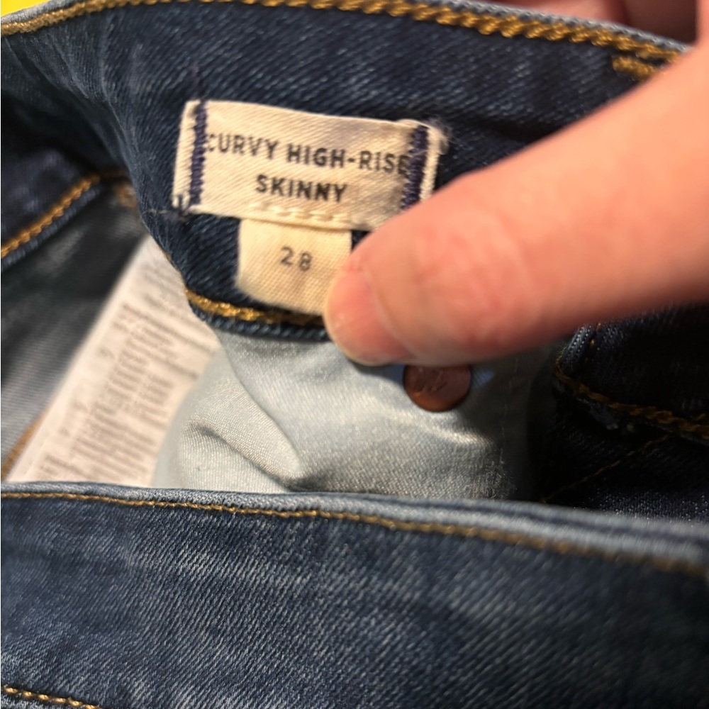 Madewell Curvy High Rise Skinny Jean - women’s size 28 - Picture 7 of 9